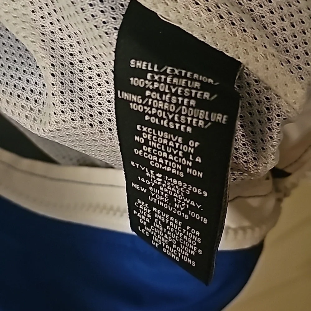 Members Only jacket size 5 yellow/blue/white